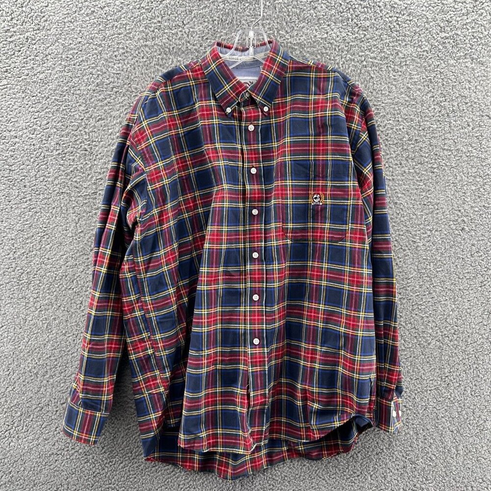 Cinch Western Shirt Mens Large Multicolored Plaid Button-Down Heavier Shirt